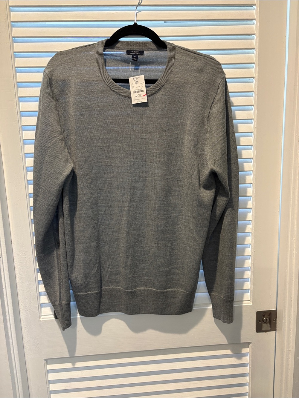 Men’s J Crew Factory Merino Wool Blend Crewneck Sweater NWT